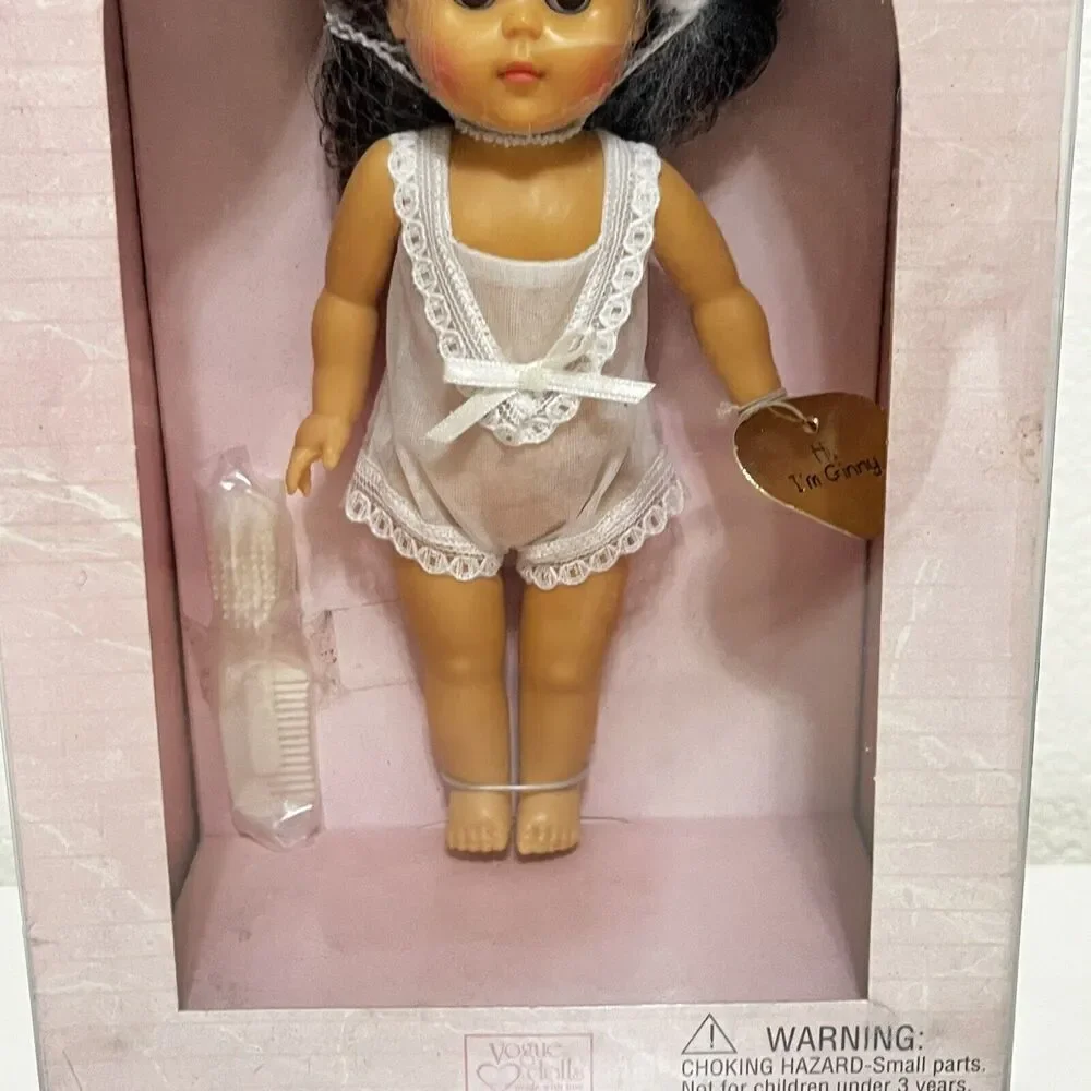 Vintage Vogue Dolls Dress Me Ginny Brunette Brown Hair Brown Eyes Doll 1995 NEW
